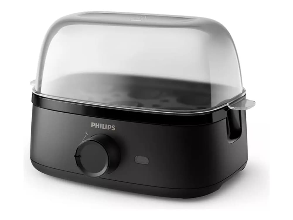 Philips 3000 series Egg Cooker HD9137/90 Täydellisesti keitettyjä kananmunia joka päivä, 6 munaa, Polypropeeni (PP), Rotaatio, 0,75 m, Harmaa, 400 W
