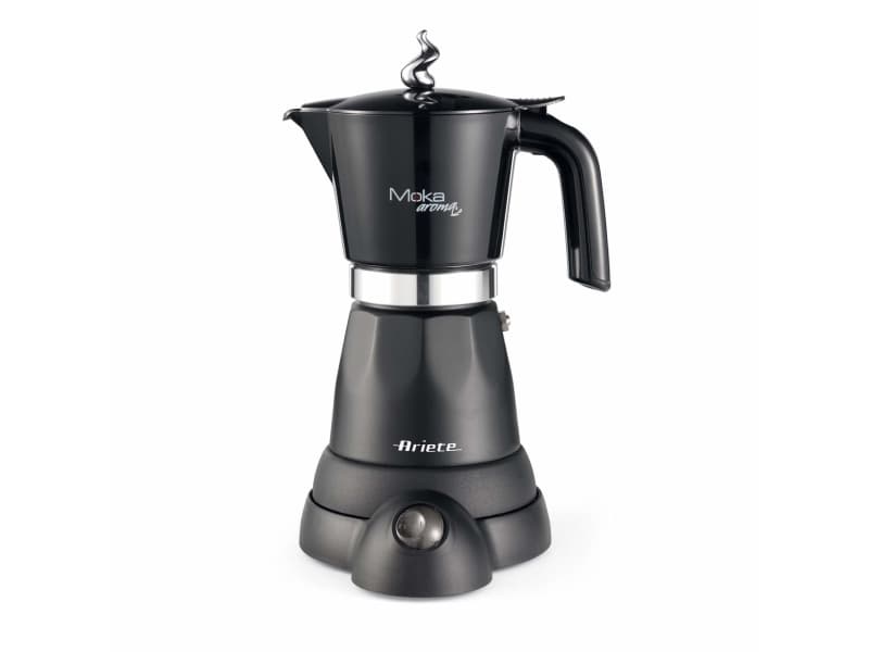 Ariete 1368/01, Sähkömokkapannu, Jauhettu kahvi, 480 W, musta