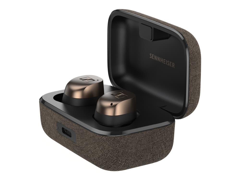 Sennheiser MOMENTUM True Wireless 4 - Langattomat kuulokkeet mikrofonilla - in-ear - Bluetooth - aktiivinen melunvaimennus - musta kupari