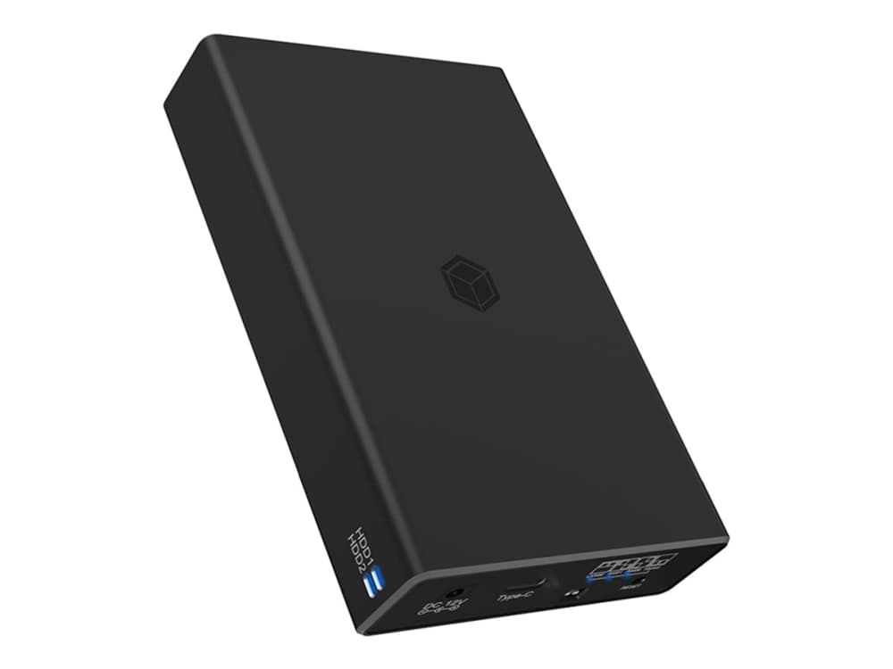 ICY BOX IB-RD2253-C31, HDD-/SSD-kotelo, 2.5, SATA, Serial ATA II, Serial ATA III, 10 Gbit/s, USB-liitettävyys, Musta