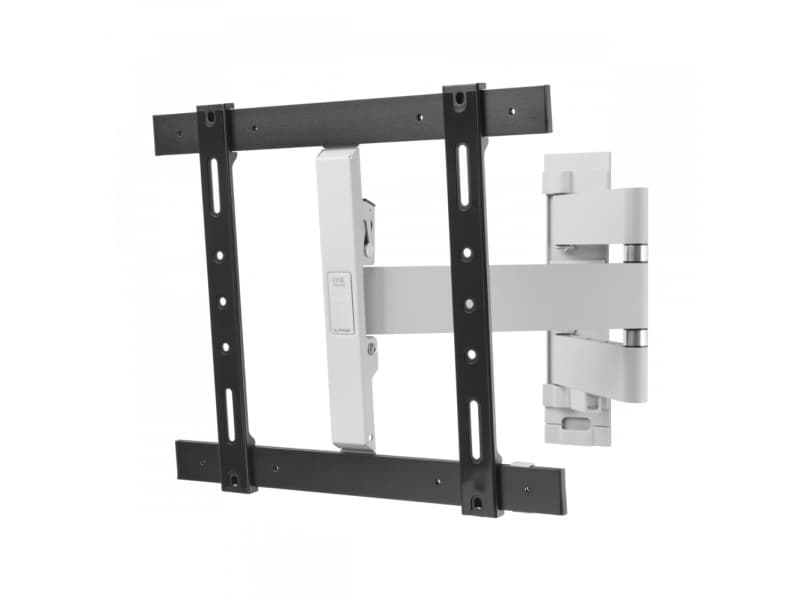 One For All WM6454, 81,3 cm (32), 195,6 cm (77), 200 x 100 mm, 400 x 400 mm, 0 - 6°, Musta, Valkoinen