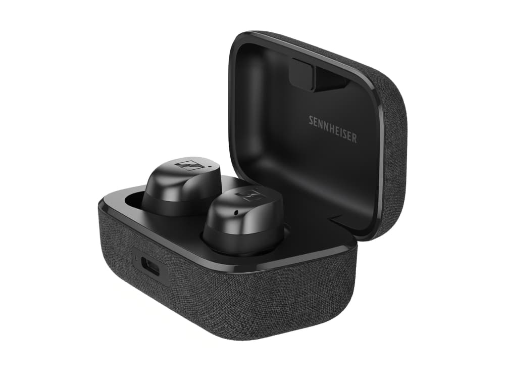 Sennheiser MOMENTUM True Wireless 4 - Langattomat kuulokkeet mikrofonilla - in-ear - Bluetooth - aktiivinen melua vaimentava - musta grafiitti