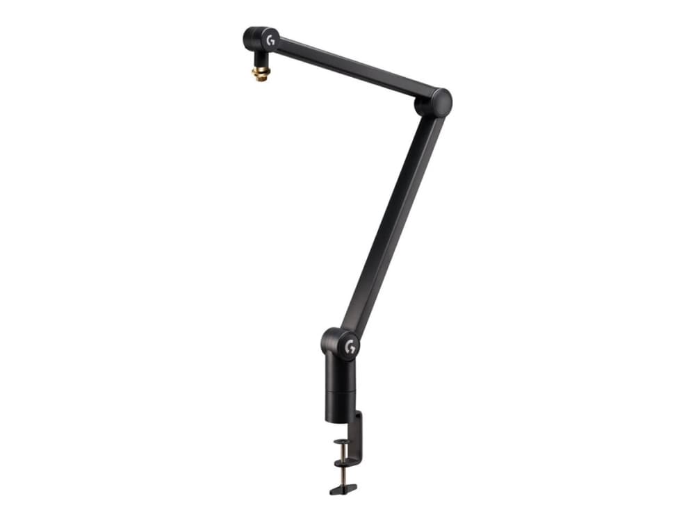 Logitech G 955-000076, Varsimikrofonin teline, Pöydän kiinnitysasluta, musta, Alumiini, 3/8 5/8, 810 mm