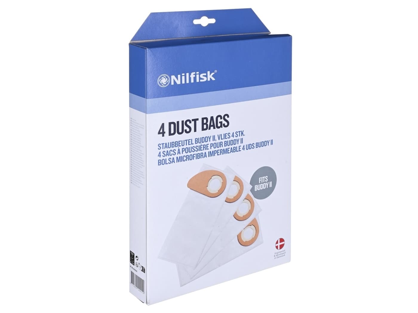 Nilfisk pölynimuripussit Buddy II:lle - 4 kpl