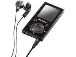 Intenso Video Scooter BT, MP3-soitin, 16 GB, LCD, USB 2.0, Musta, Mukana kuulokkeet