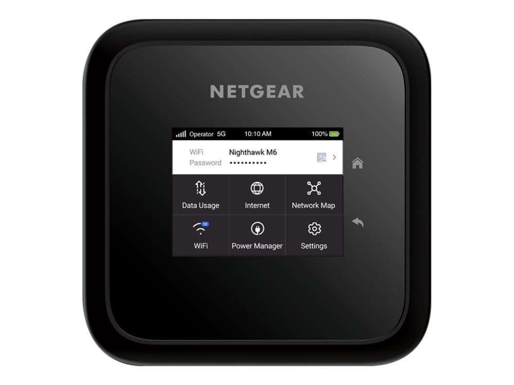 NETGEAR Nighthawk M6, Matkapuhelinverkon reititin, musta, Kannettava, LCD, 6,1 cm (2.4), Gigabitti Ethernet