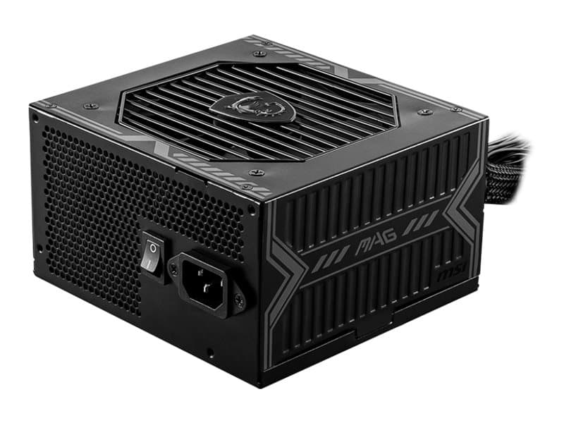 MSI MAG A750BN PCIE5, 750 W, 100 - 240 V, 50/60 Hz, 10 A, 5 A, Aktiivinen