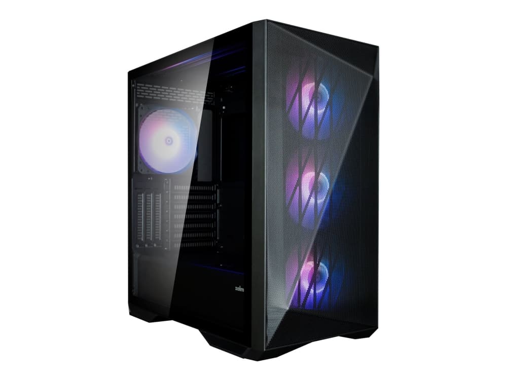 Zalman Z9 Iceberg MS Musta, Midi Tower, PC, Musta, ATX, EATX, micro ATX, Mini-ITX, Muovi, Teräs, Karkaistu lasi, 18,5 cm