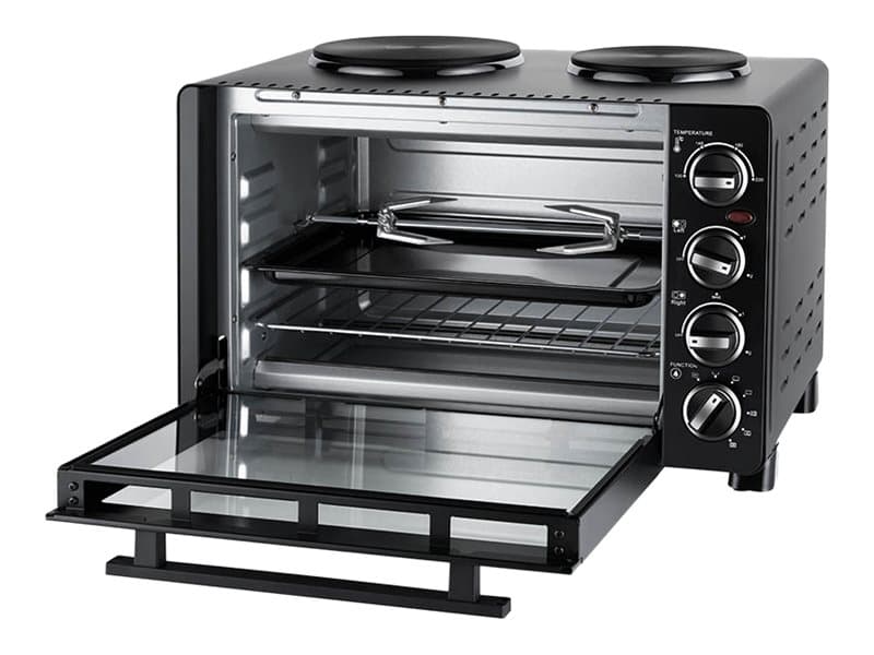 UNOLD 68885 All in One - Elektrisk ovn med varme plader - 30 litraa - 1,5 kW - lajitelma - lajittelu