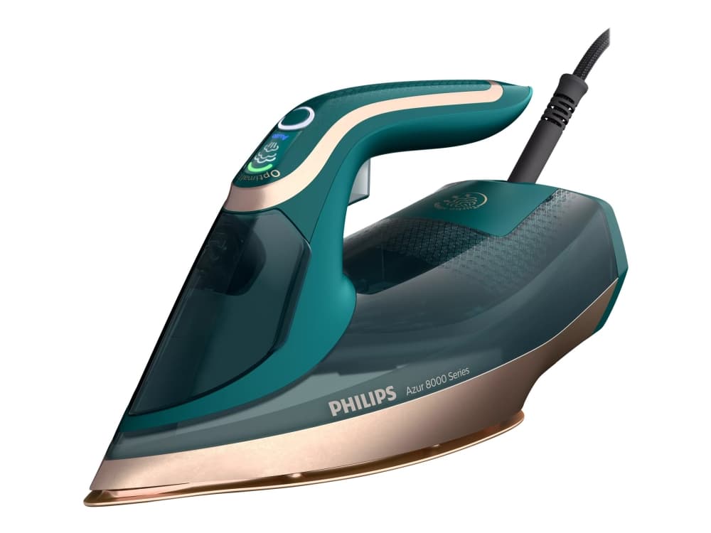 Philips 8000 series Azur DST8030/70 Höyrysilitysrauta, Höyrysilitysrauta, SteamGlide Elite -pohjalevy, 2,5 m, 240 g/min, Vihreä, 70 g/min