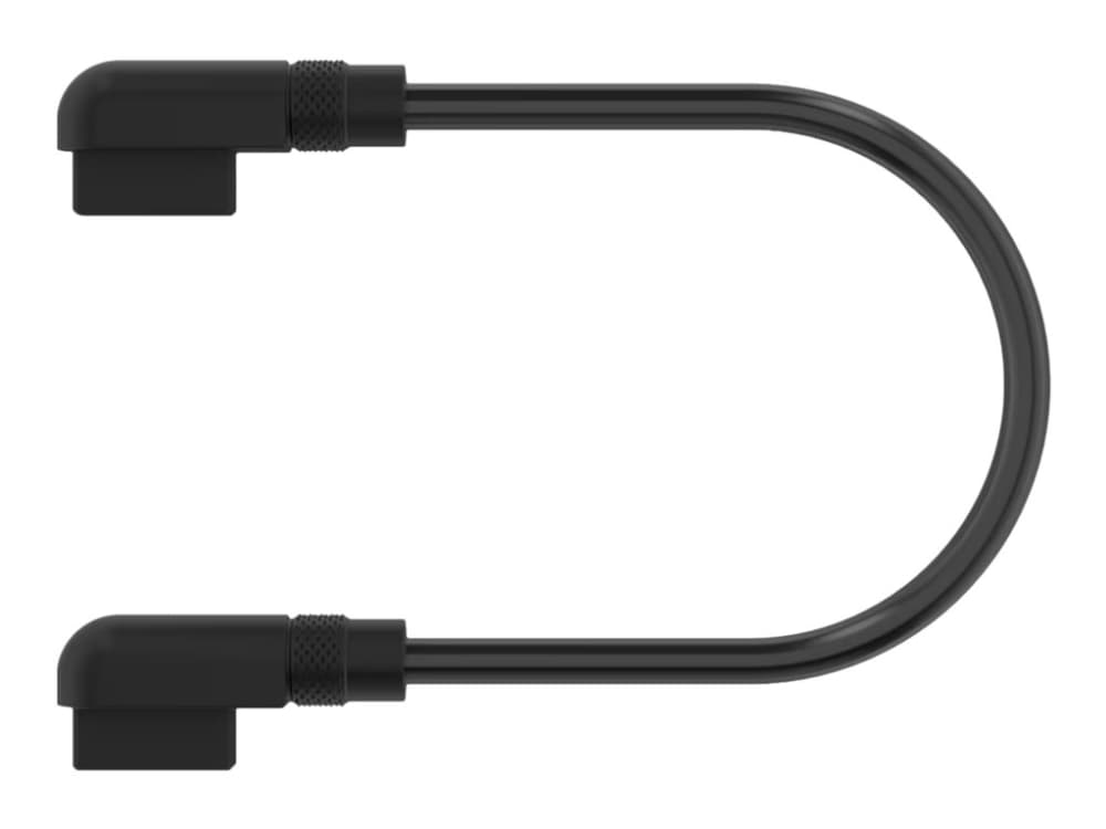 Corsair iCUE LINK, 0,135 m, Kulmikas, Kulmikas, 90°, musta, 73 g