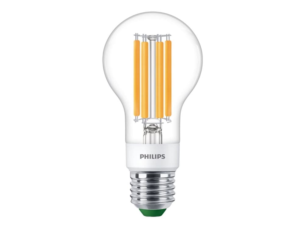 Philips Filamenttilamppu kirkas 60 W A60 E27, 4 W, 60 W, E27, 840 lm, 50000 h, Lämmin valkoinen