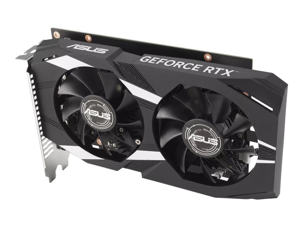 ASUS Dual GeForce RTX 3050 6GB - OC Edition - graafikkortti - GF RTX 3050 - 6 GB GDDR6 - PCIe 4.0 - DVI, HDMI, DisplayPort