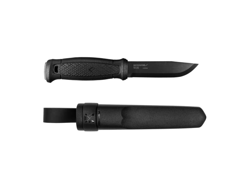 Morakniv 13716, Single, Metsästysveitsi, Drop point, Hiiliteräs, Polyamidi, Musta