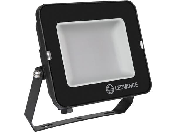 LEDVANCE strålkastare compact value 4500lm 50W/830 svart IP65