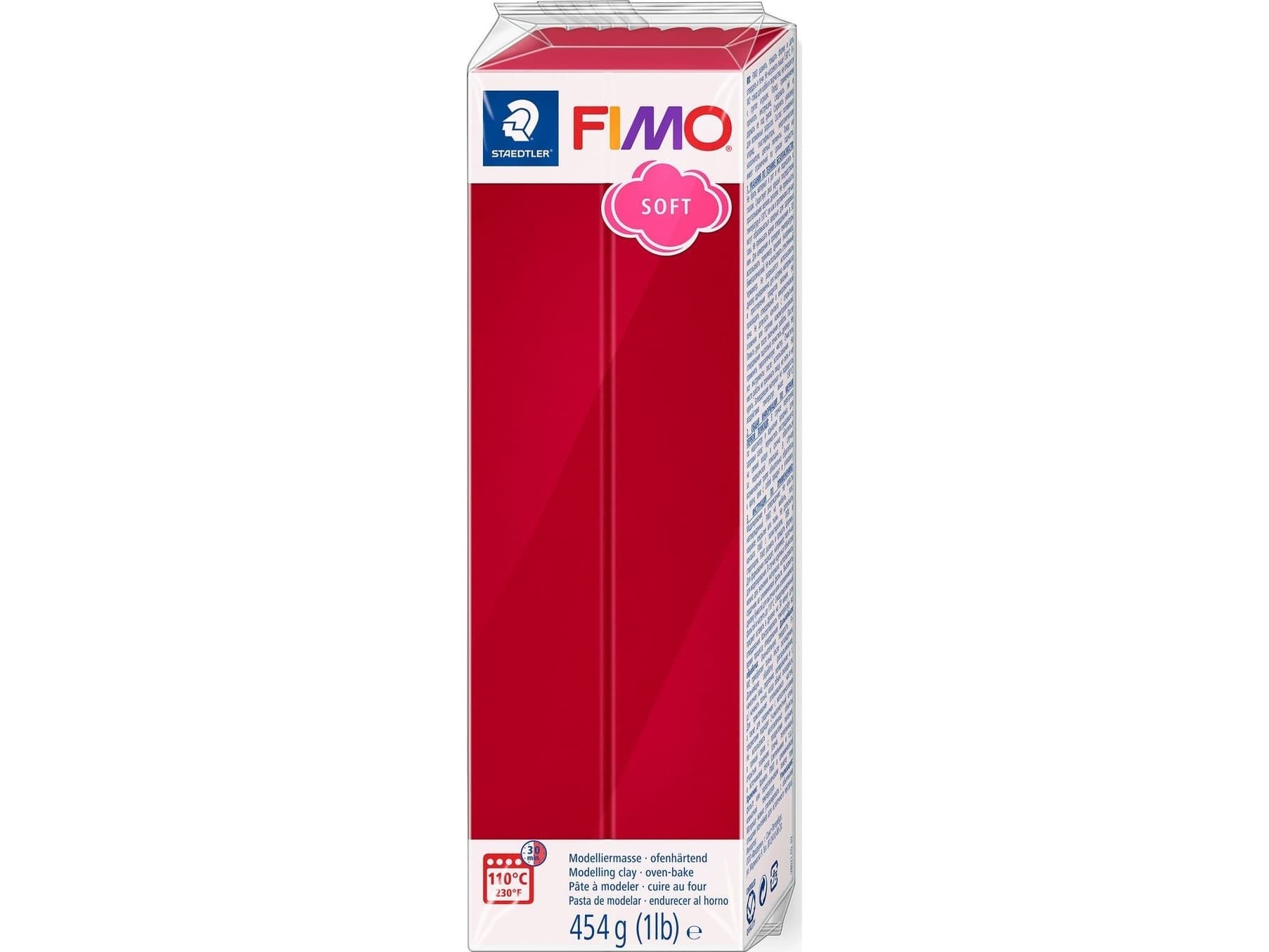FIMO Mod.masse Fimo soft 454g kirsikanpunainen