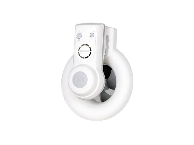 FRESH Pax Passad 30 kattotuuletin, jossa on kosteudensäätö, valo/PIR-anturi ja ajastintoiminto. Ilmavirta 95 m³/h, mitat Ø172x210/Ø100 mm.