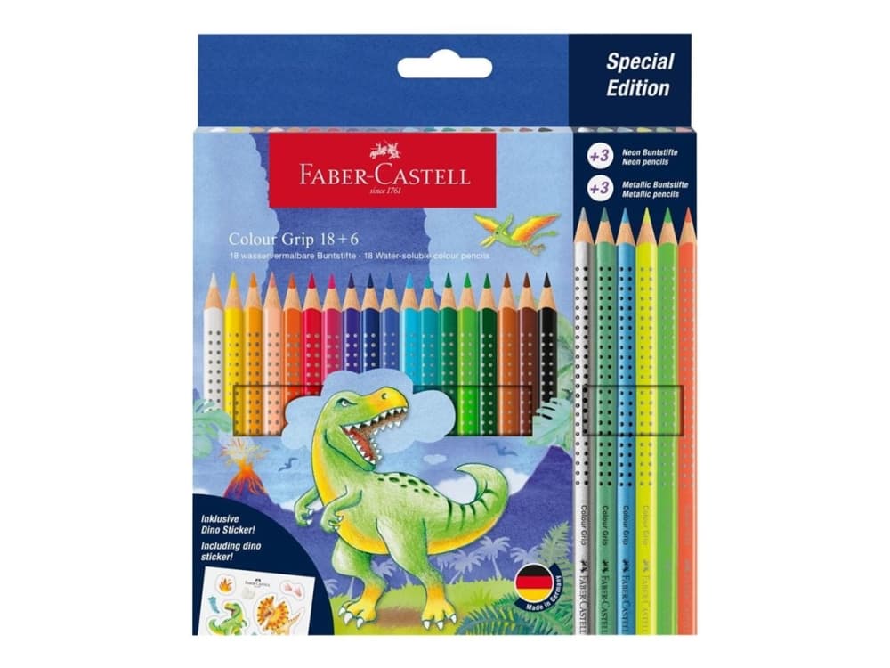 Faber-Castell Color GRIP - Värikynä - t-rex - ei-pysyvä (24 kpl pakkaus)