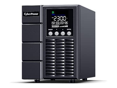 CyberPower OLS1000EA, Taajuuden kaksoismuunnos (verkossa), 1 kVA, 900 W, Pure sine, 160 V, 300 V