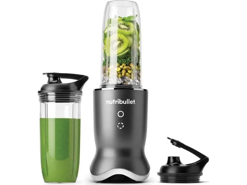NutriBullet NB1206DGCC, Bordplade tehosekoitin, 900 L, Impulsfunktion, 1200 W, lajittelu, läpinäkyvä