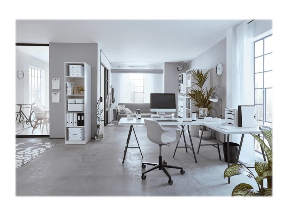 Esselte Leitz projektikansio WOW A4 PP 6 lokeroa valkoinen-metallinen 5 lokeroa ( 4589-00-01 )