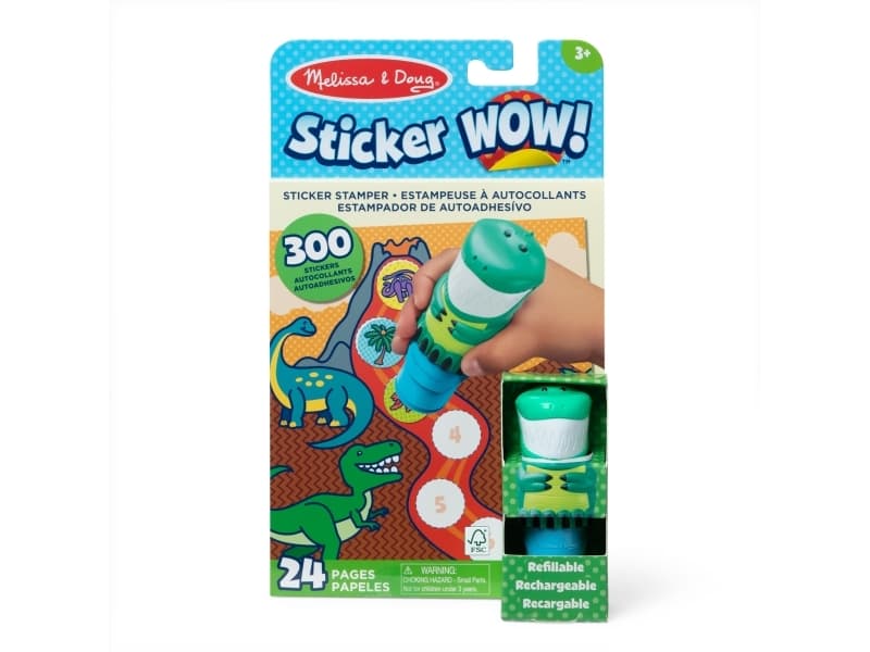 Melissa & Doug Sticker WOW!, 300 kpl, 3 vuosi/vuosia, Monivärinen