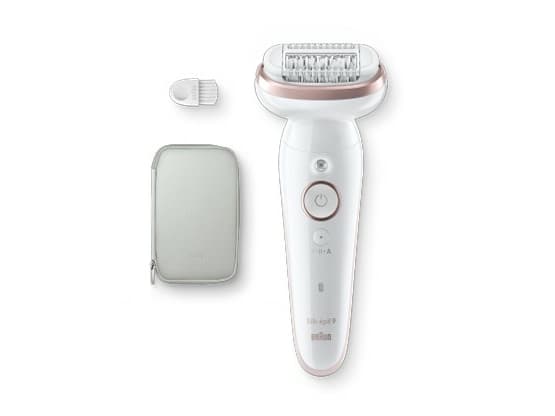 Braun Silk-épil 9 Silk·épil 9, kulta, valkoinen, 40 pinsettiä, MicroGrip, teräs, vaihtovirta, 50 min.