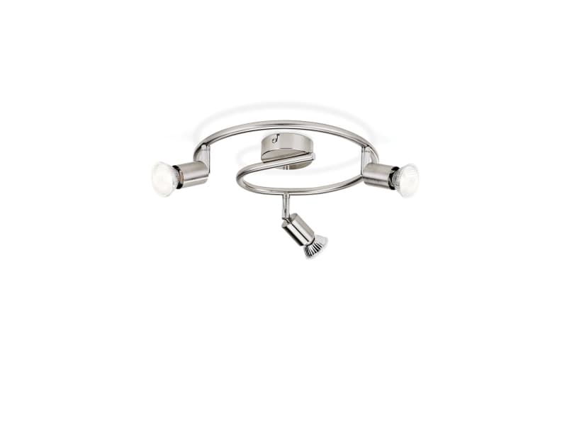 Philips myLiving Limbali Ceiling/Wall Spotlight 3x, Rail lighting spot, GU10, 3 bulb(s), LED, 230 V, Chrome