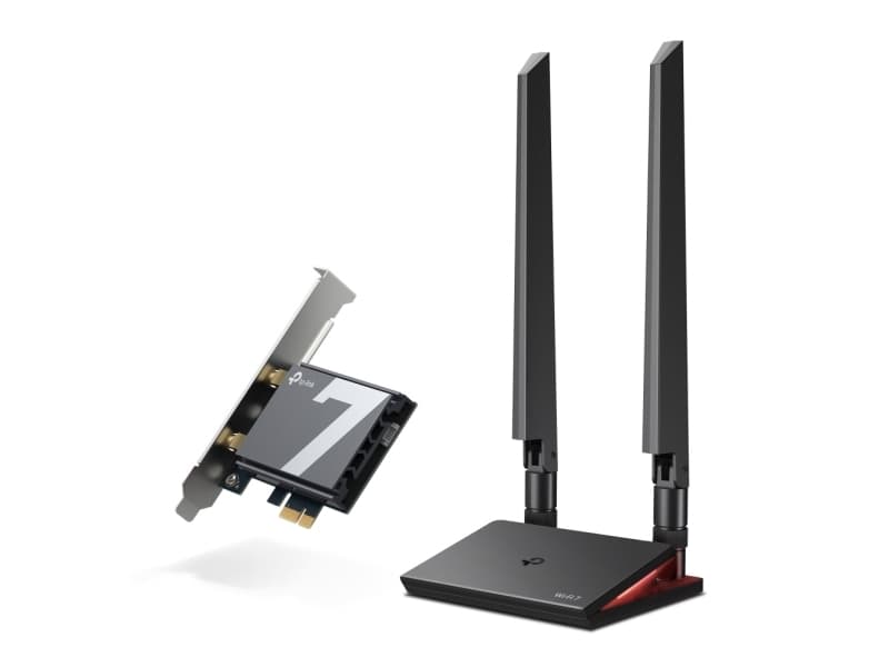 TP-Link Archer TBE550E, Sisäinen, Langaton, PCI Express, WLAN / Bluetooth, 9300 Mbit/s, Musta