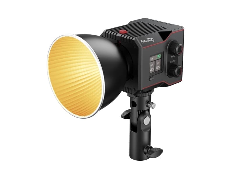 SmallRig 4376 LED-videovalo COB RC 60B, jossa on Powerbank-leike