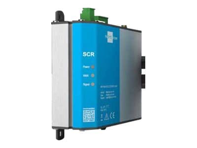 Insys Microelectronics SCR-L200, harmaa, DIN-kiskoon/seinään kiinnitettävä, teho, signaalin voimakkuus, WAN, IP40, IEC/EN 62368-1, CE