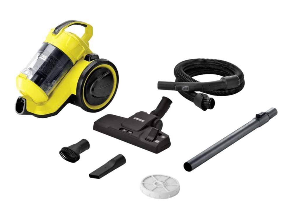 Kärcher STAUBSAUGER VC 3, 700 W, Kanisteriimuri, Kuiva, Pussiton, 0,9 L, HEPA