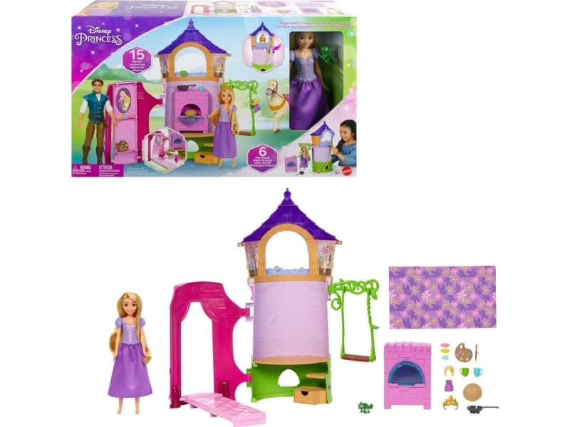 Disney Princess Rapunzel""s Tower, Muotinukke, Naaras, 3 vuosi/vuosia, Tyttö, 550 mm, 400 g