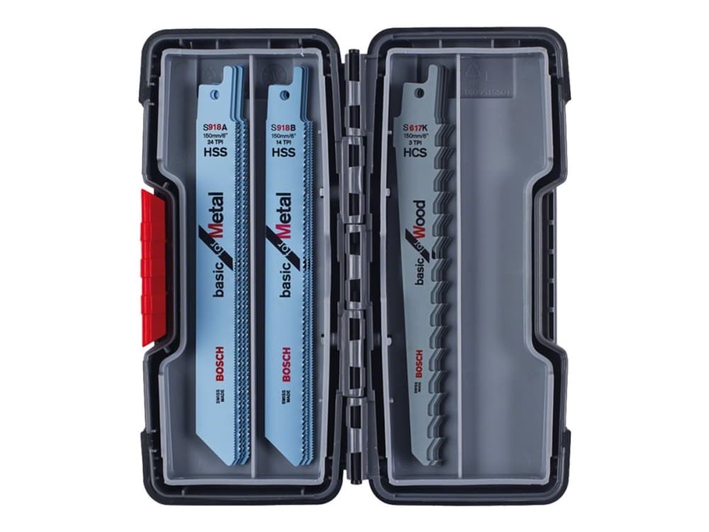 Bosch 2 607 010 901, Puukkosahanterä, Metalli, Puu, Musta, Harmaa, 15 kpl