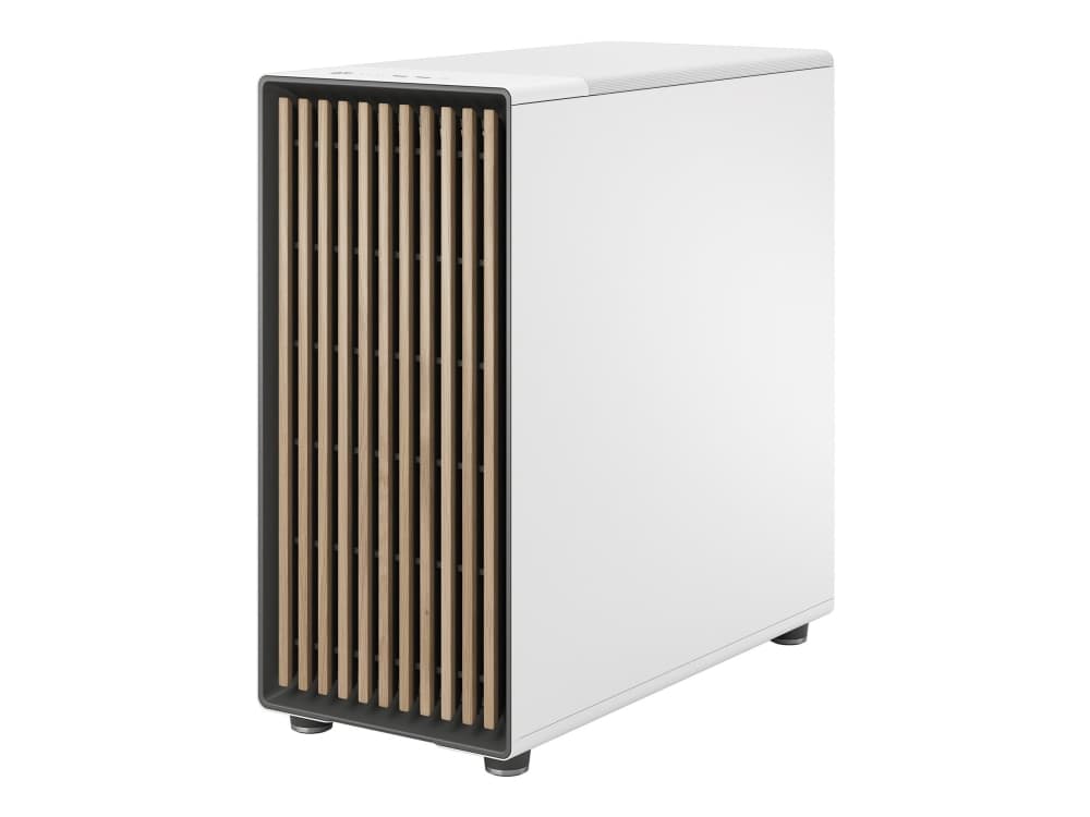 Fractal Design North XL, Midi Tower, PC, Valkoinen, ATX, EATX, mikro ATX, Micro-ITX, Terästä, Karkaistu lasi, Puu, Pelaaminen