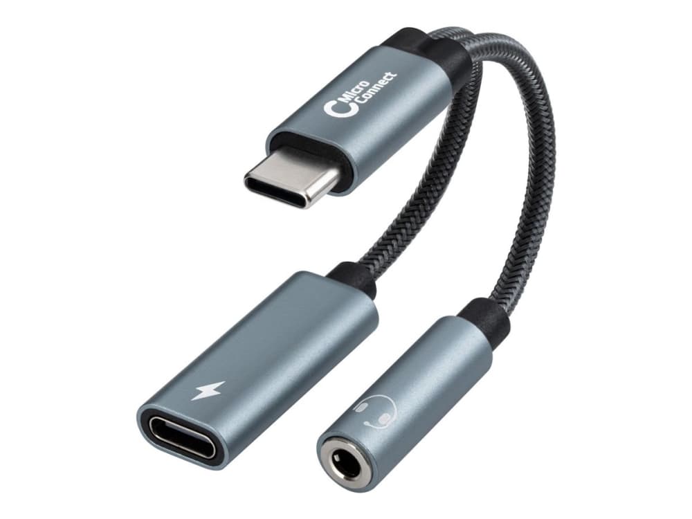 Microconnect MC-USBC-AUDIOCF, 0,13 m, Uros, Naaras, Suora, Suora, Hopea