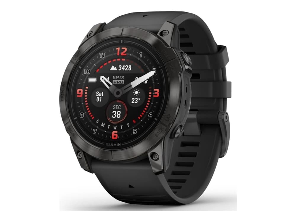 Garmin Epix Pro (Gen 2) 51 Sapphire Carbon Harmaa