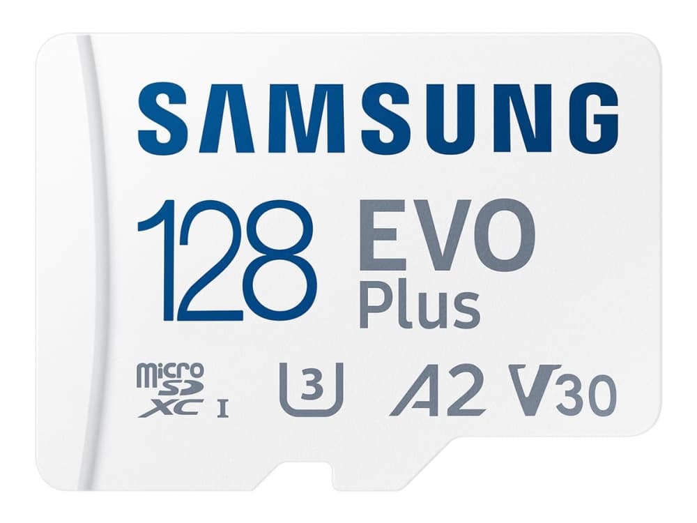 Samsung EVO Plus MB-MC128SA - Flash-muistikortti (microSDXC-SD-sovitin mukana) - 128 GB