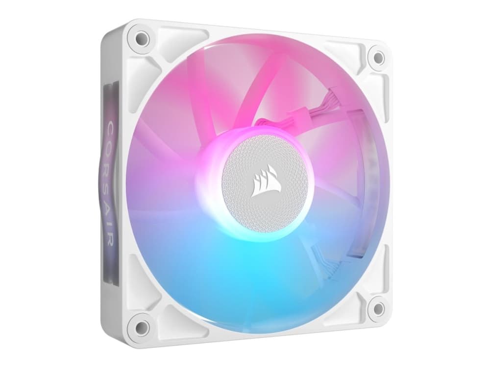 Corsair iCUE LINK RX120 RGB, Tuuletin, 12 cm, 400 RPM, 2100 RPM, Valkoinen