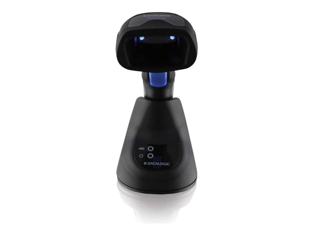 Datalogic QM2500-BK-433K1, Kannettava viivakoodinlukija, 2D, Aztec Code, Datamatriisi, Dot Code A, Han Xin, MaxiCode, Micro QR Code, QR Code, 640 x 480 pikseliä, 0 - 110000 lx, -65 - 65°