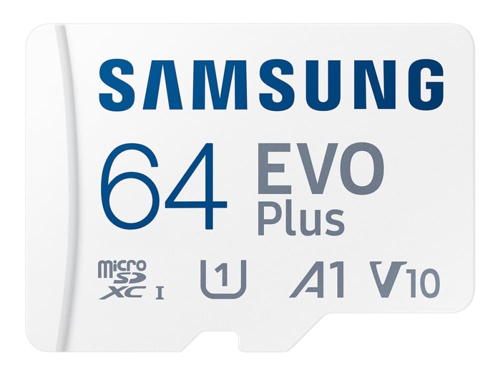 Samsung EVO Plus MB-MC64SA - Flash-muistikortti (microSDXC-SD-sovitin mukana)