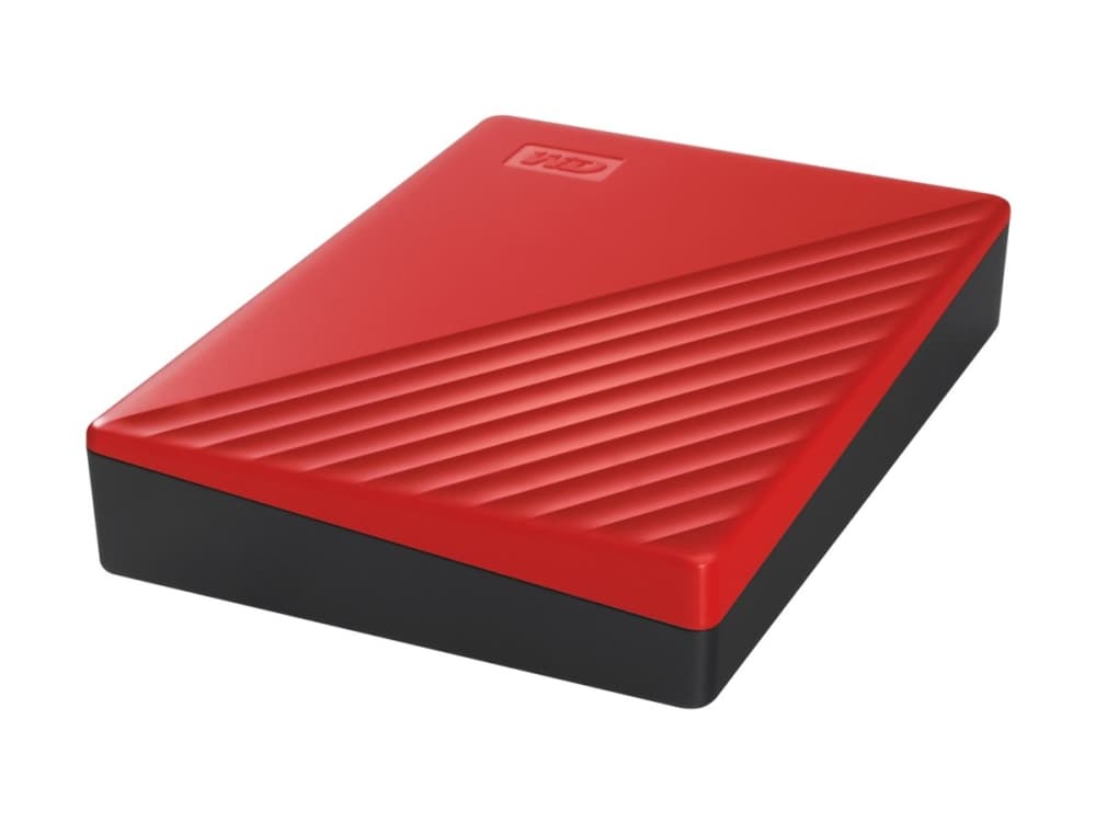 WD My Passport WDBR9S0060BRD - Kiintolevy - salattu - 6 TB - ulkoinen (kannettava) - USB 3.2 Gen 1 - 256-bittinen AES - punainen