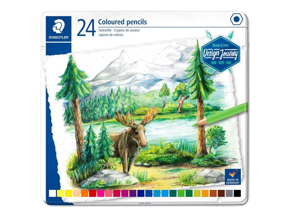 Staedtler 146C, Pehmeä, Monivärinen, 24 kpl