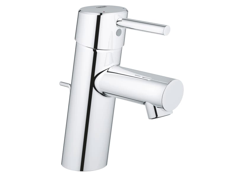 GROHE Concetto pesuallasliitin vivulla ja 1 1/4 pohjaventtiilillä ja 3/8 joustavalla liitäntäletkulla -