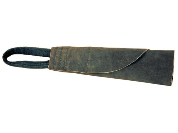 DOGMAN Nahkanukke tummanruskea n.35cm