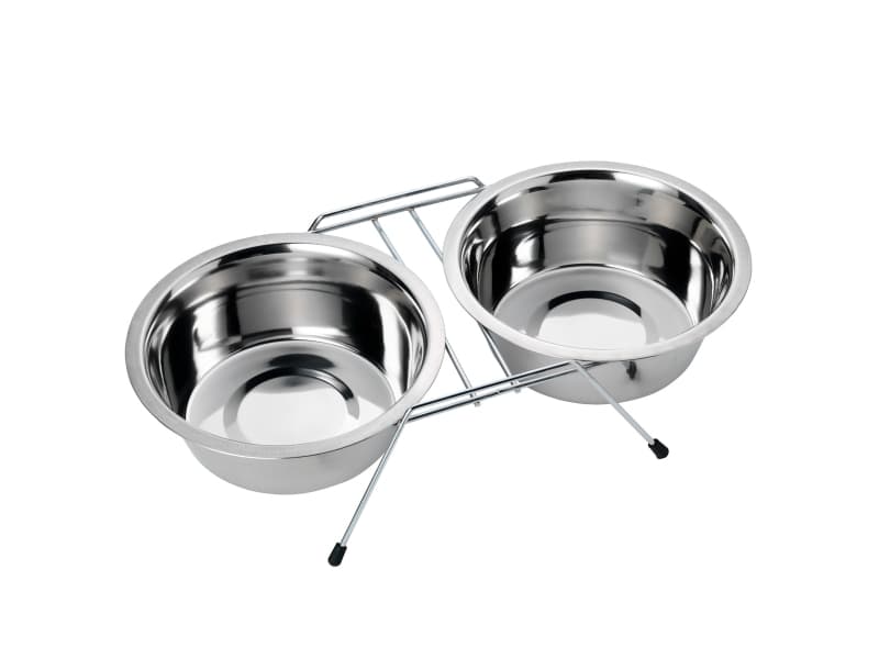 DOGMAN Hundebar 0,8 lit. med 2 skåle