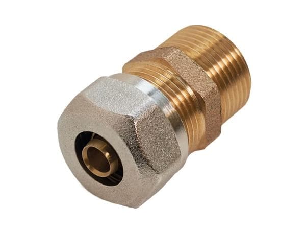 Roth overgang 15 mm x 34 nippeli rødgods