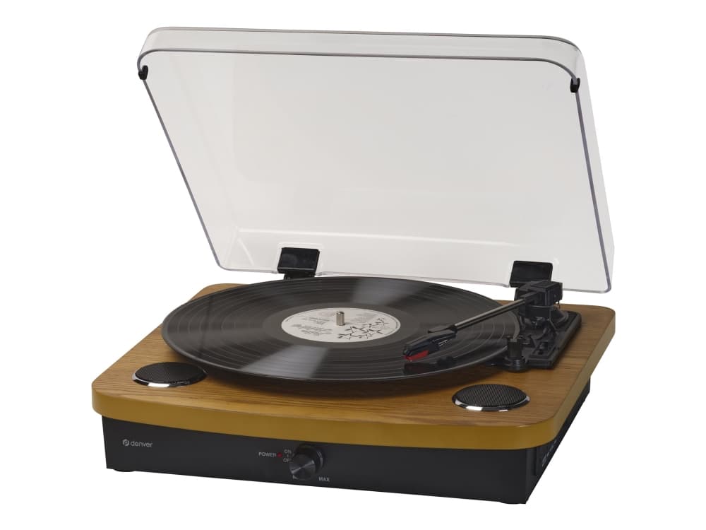 Denver VPL-230LW, Puoliautomaattinen, Musta, Puu, Muovi, Puu, 33 1/3,45,78 rpm, 33 1/3,45,78 rpm, Kääntäminen