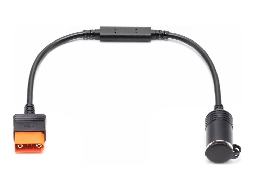 DJI - Virtajohto - Smart DC (SDC) (uros) auton tupakansytyttimeen (naaras) - 12 V - 40 cm