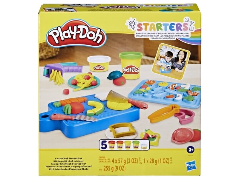 Play-Doh Little Chef -aloitussetti, 3 vuosi/vuosia, Myrkytön, Monivärinen, 14 kpl
